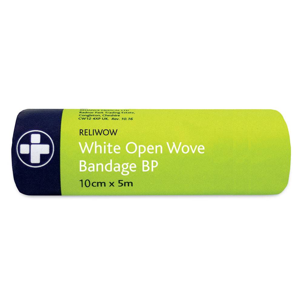 10cm x 5m Reliwow Open Wove Bandasje