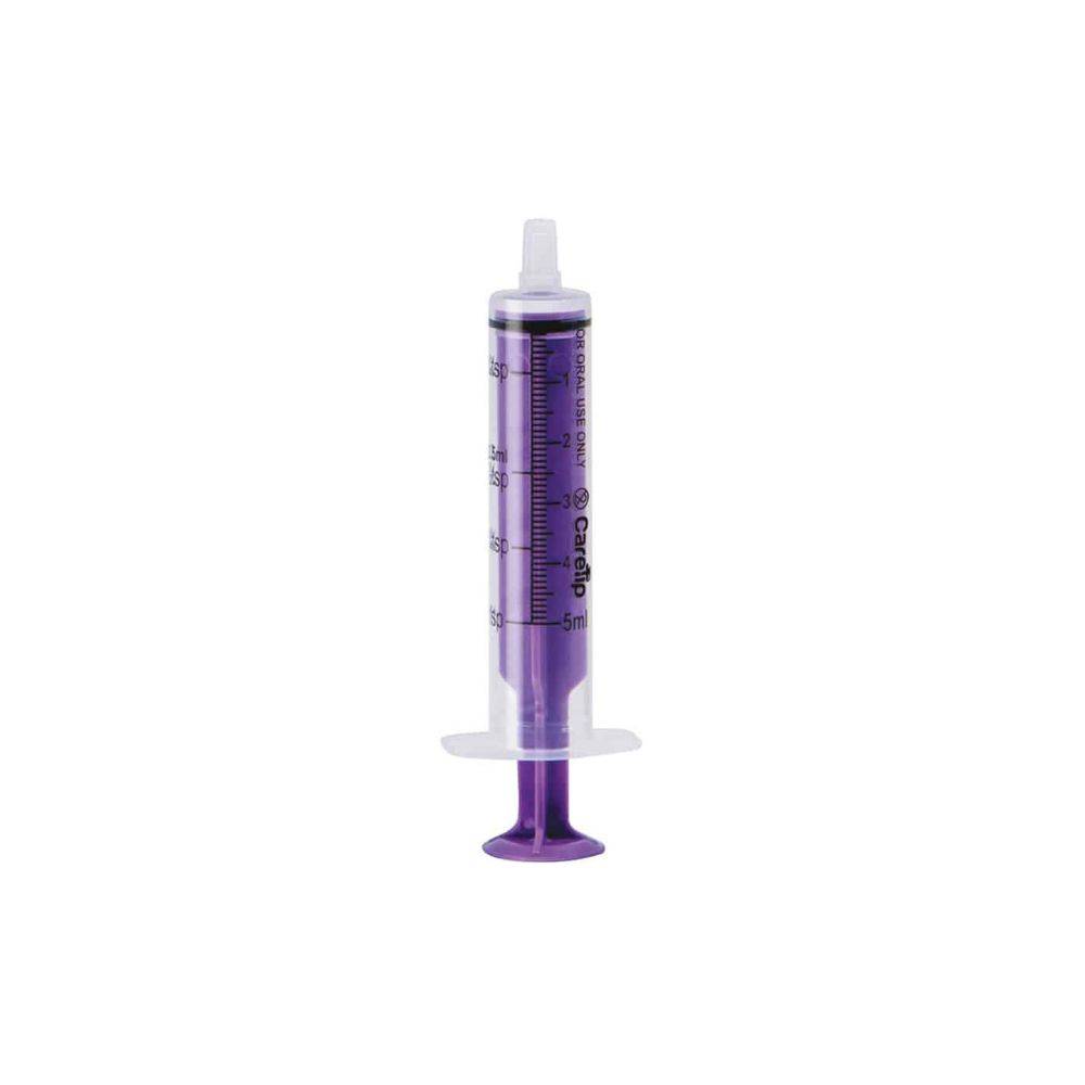 5ml CareTip Oral/Enteral Feeding Engangs Sprøyter