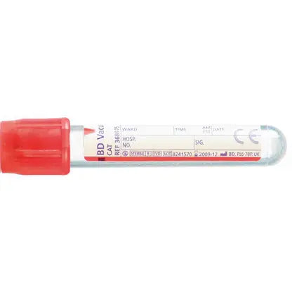 BD Vacutainer 4ml rødt serum blodprøvetakingsrør