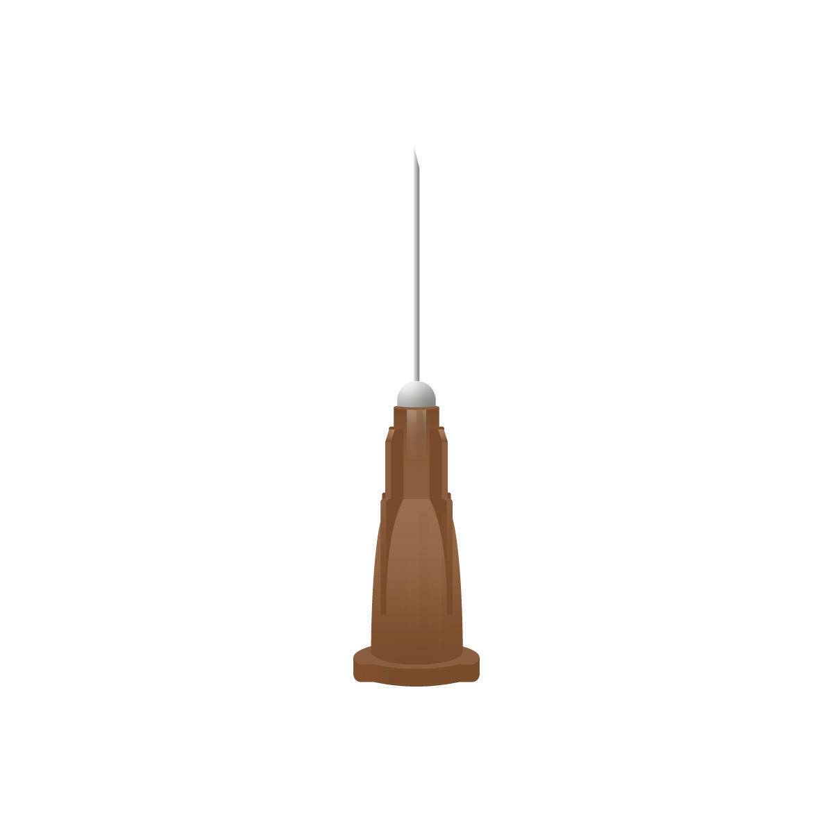 26 g brune 5/8 tommers BD Microlance-nåler (16 mm x 0,45 mm)