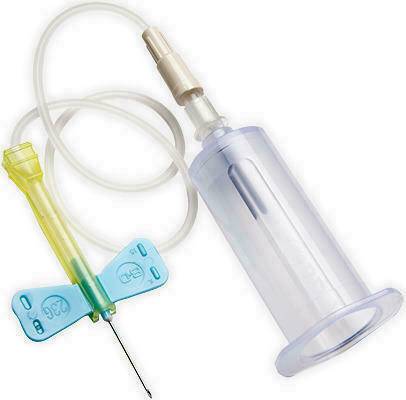 23g Blue BD Vacutainer Safety Lok Blood Collection Set 7" slange