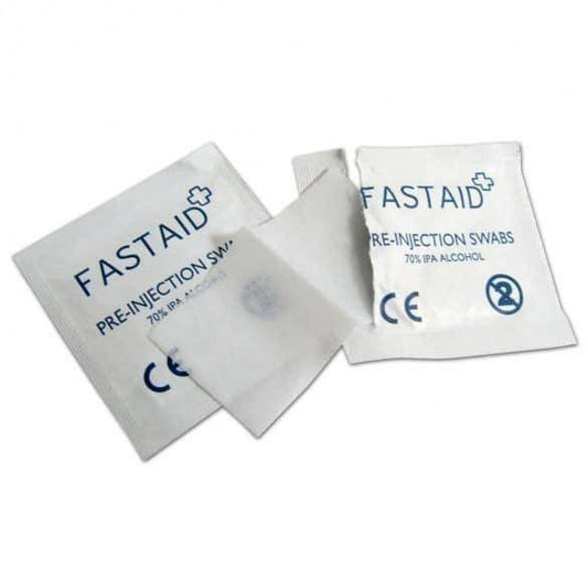 Fast Aid Pre-injeksjonsservietter 70 % alkoholservietter