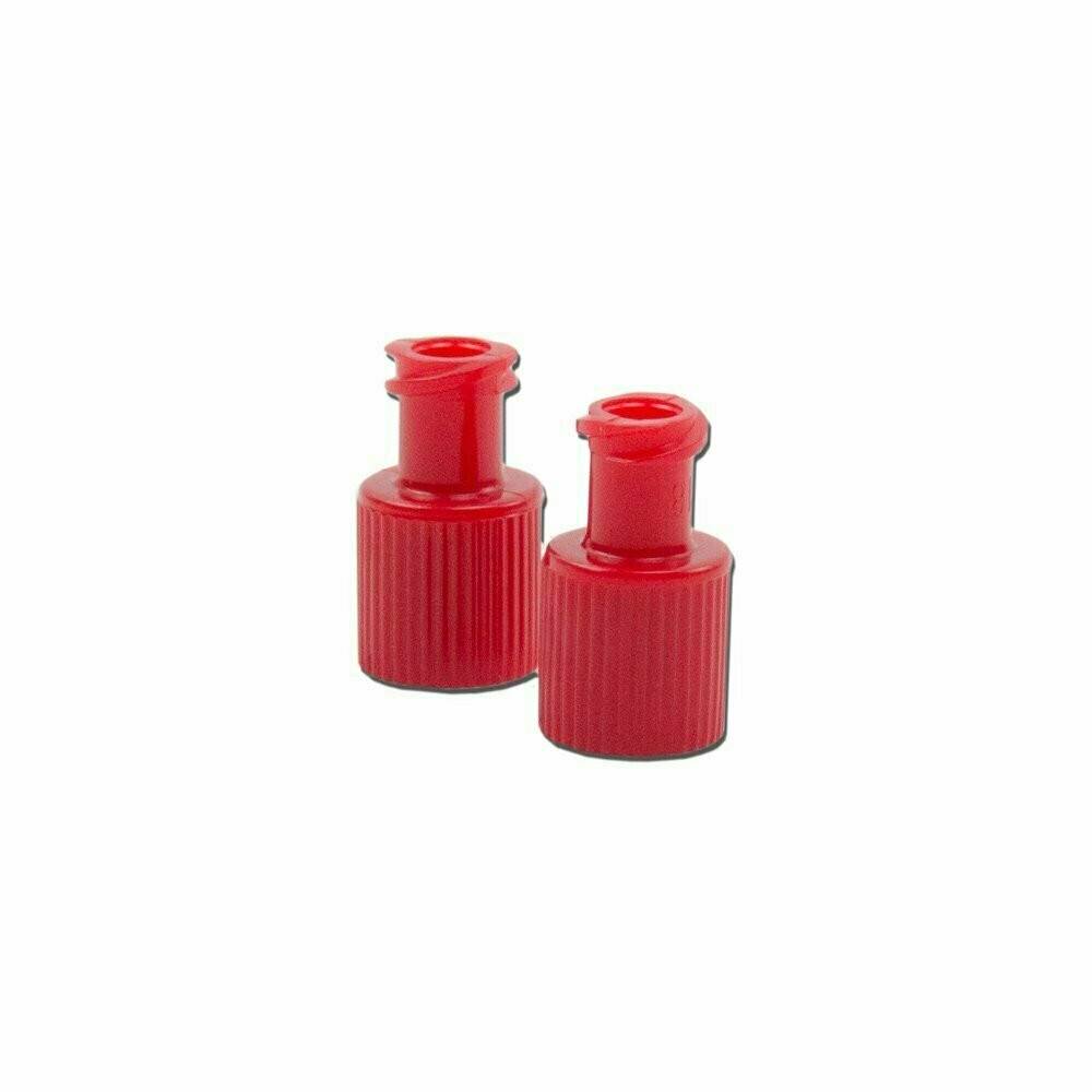 Røde sterile sprøytehetter Combi Stopper Luer Fitting