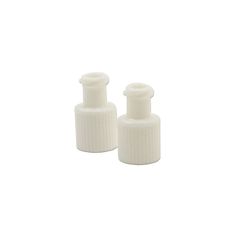 Hvite sterile sprøytehetter Combi Stopper Luer Fitting