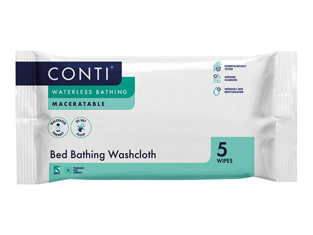 Conti Macerable Bed Badevaskeklut Duftfri 5 kluter
