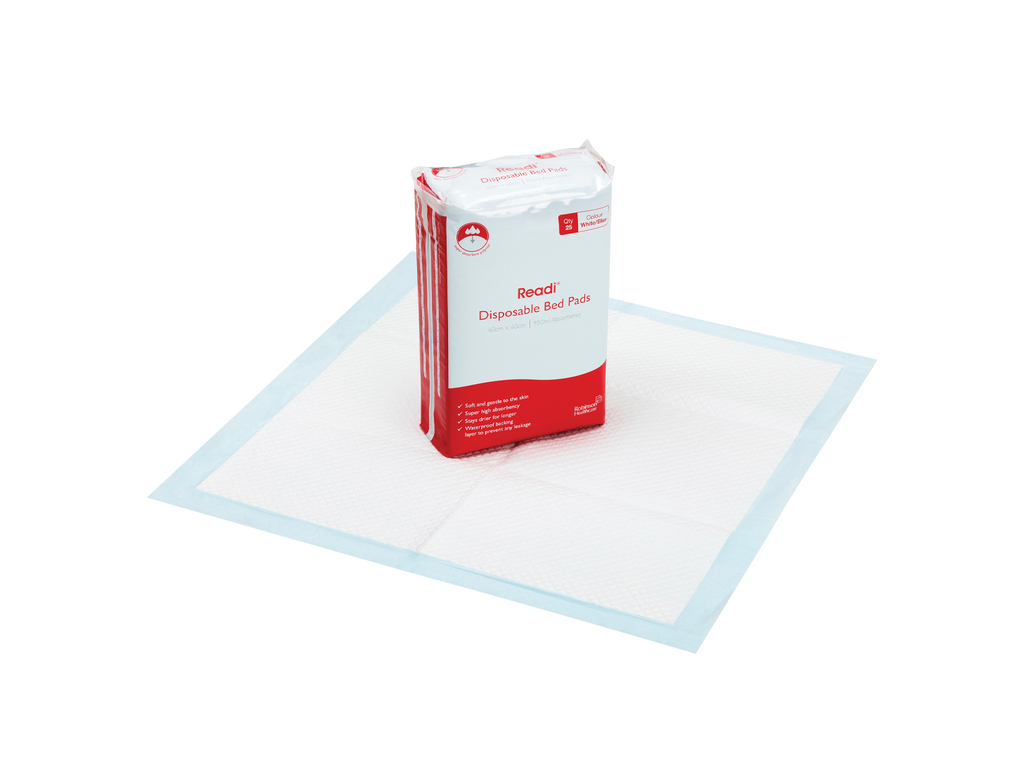 60 cm x 60 cm Readi engangssengeunderlag Sap 950 ml x 25 pads
