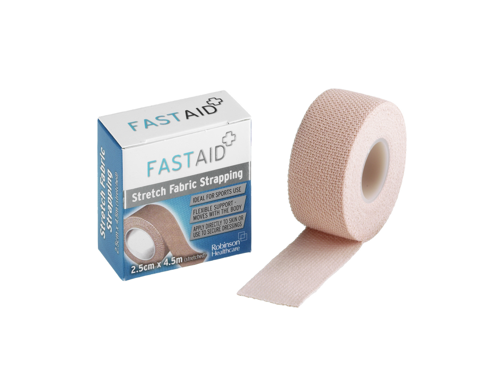 Fast Aid Stretch Stof Strapping 2,5cm x 4,5m