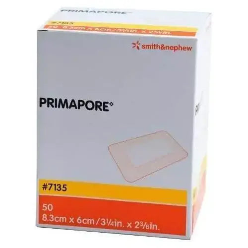 8,3 cm x 6 cm Primapore selvklebende post-op-bandasjer