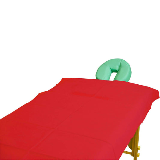 70 x 200 cm Red Disposable Sheets for Exam Tables Pack of 25 - UKMEDI