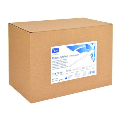 Pasteurpipetter av polyetylen 1,5 ml boks med 500 stk