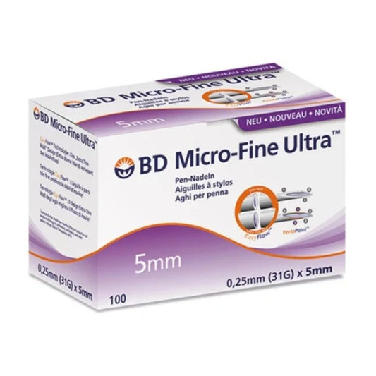 31g 5 mm BD Micro-Fine Ultra Pennåler Penta Point