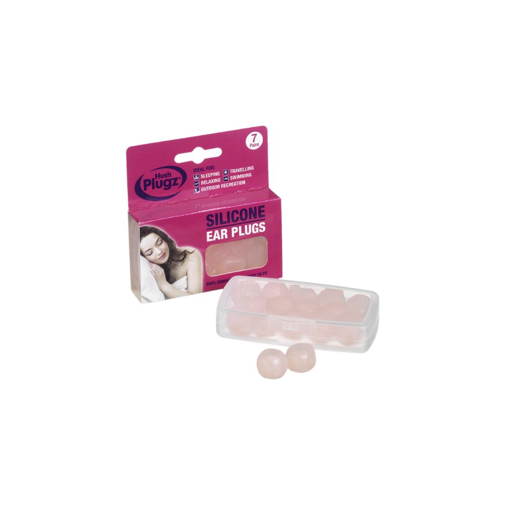 7 par UKMEDI silikonørepropper rosa