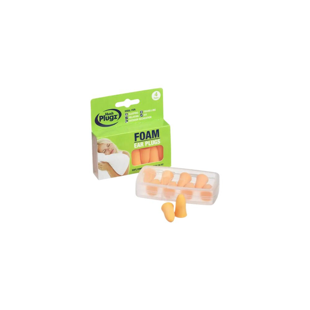 4-pars Hush Plugz skumørepropper