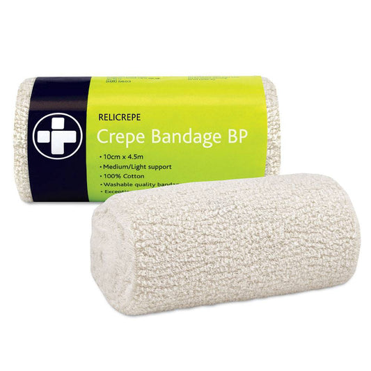 10cm x 4.5m Relicrepe Crepe Bandage