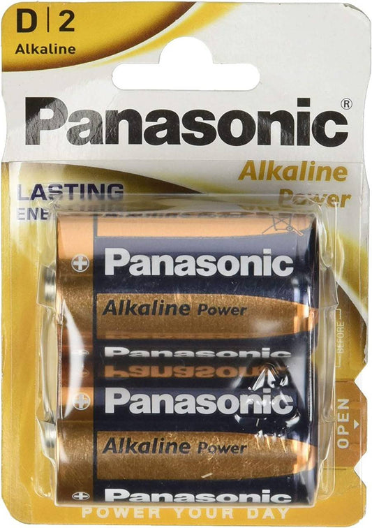 Panasonic D Cell batteripakke med 2