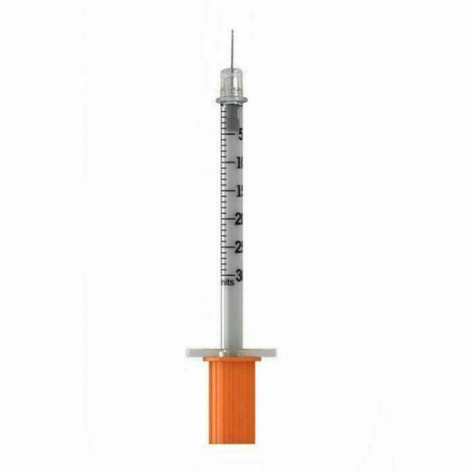 0,3ml 30g 8mm BD mikrofin sprøyte og nål u100