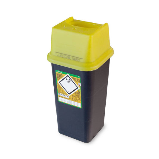 Frontier 7 liter Sharpsafe Yellow Sharps Bin