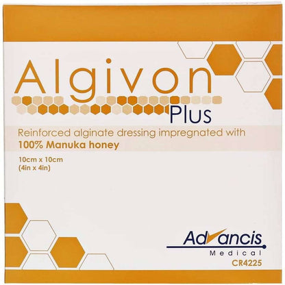 Algivon Plus 10cm x 10cm Manuka honningdressinger