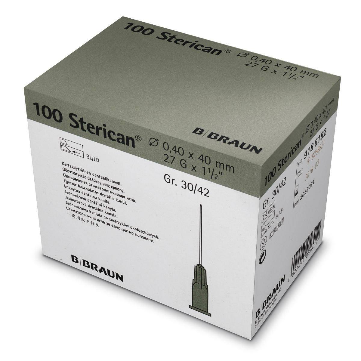 BBraun 27g Grey 1.5 inch BBraun Sterican Needles UKMEDI UK Medical Supplies