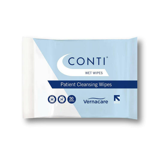 Conti våtservietter 29,5 cm x 22 cm hudrenseservietter x 50