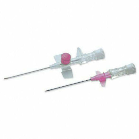 20 g rosa 1,25 tommer Terumo Versatus bevinget og portet IV-kanyle