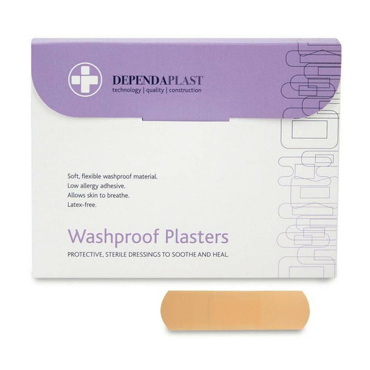 Dependaplast vasketette plaster - 7 cm x 2 cm x 100