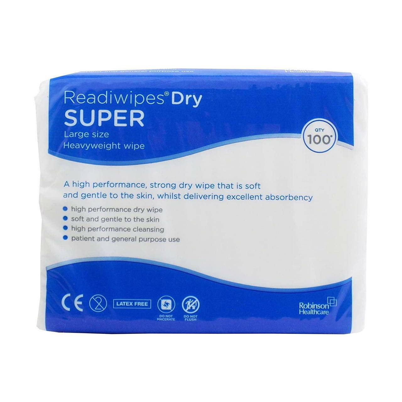 Readiwipes Dry Super Large (pakke 100)