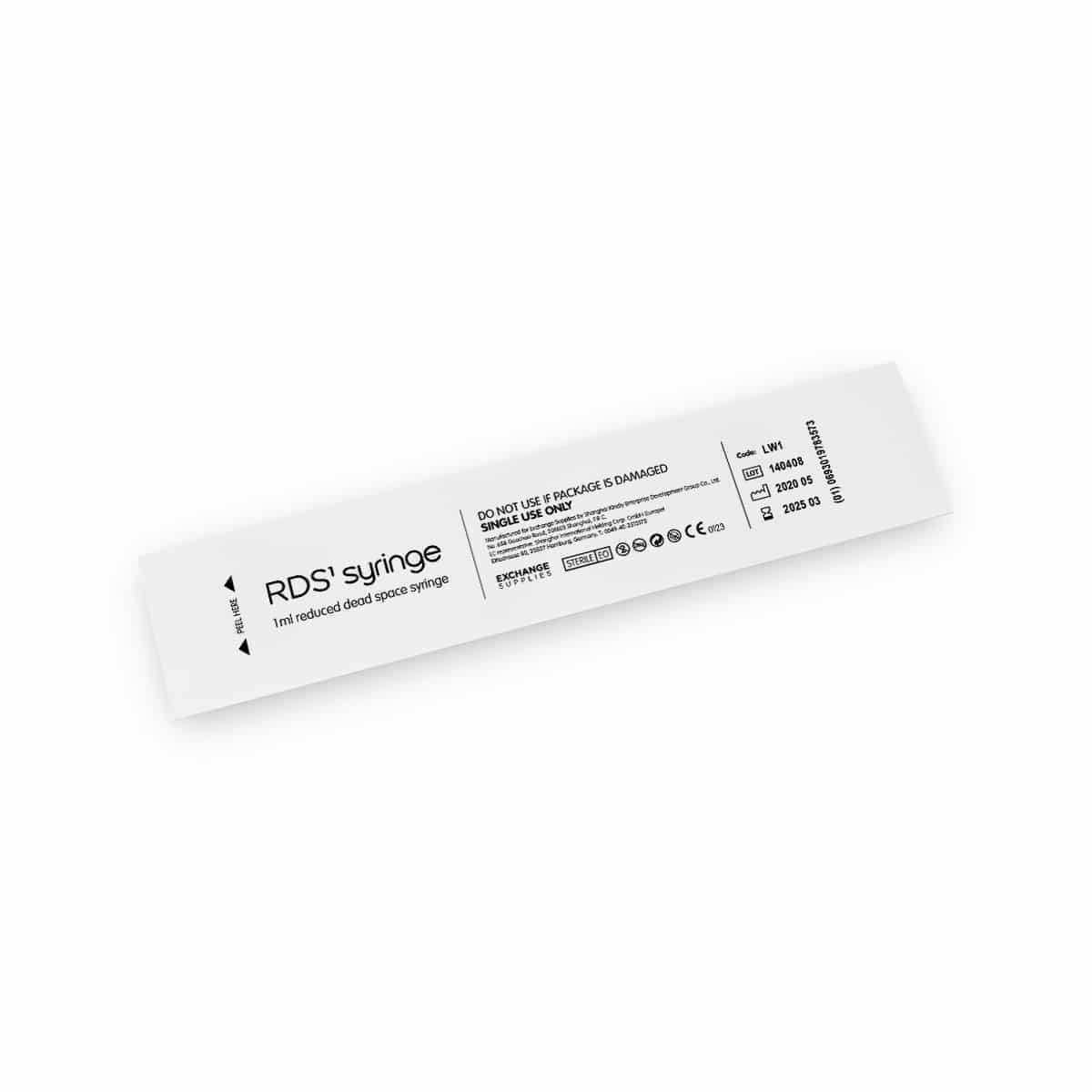 Reduced Dead Space 1ml Reduced Dead Space Syringes UKMEDI UK Medical Supplies