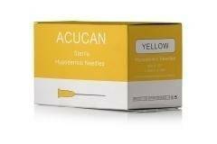 Acucan 30g Yellow 0.5 inch Acucan Needles UKMEDI UK Medical Supplies