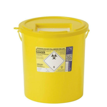 22 liters Sharpsguard Yellow Sharps bin