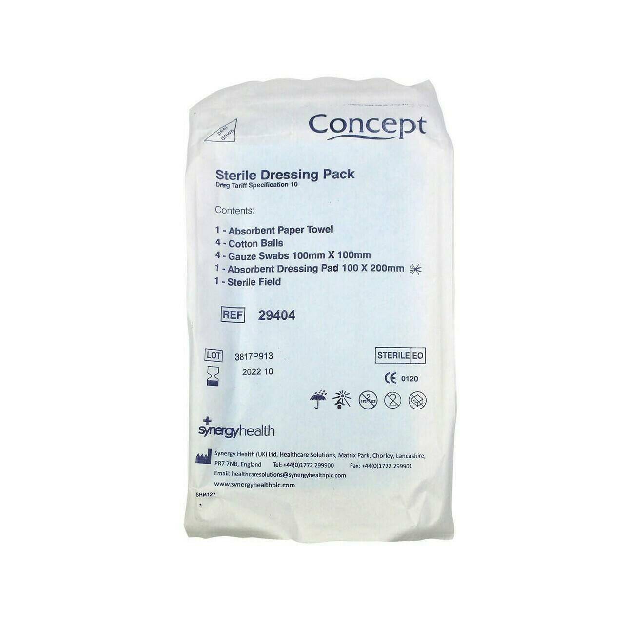 Concept Tariff Dressing Pack (steril) Spes. 10