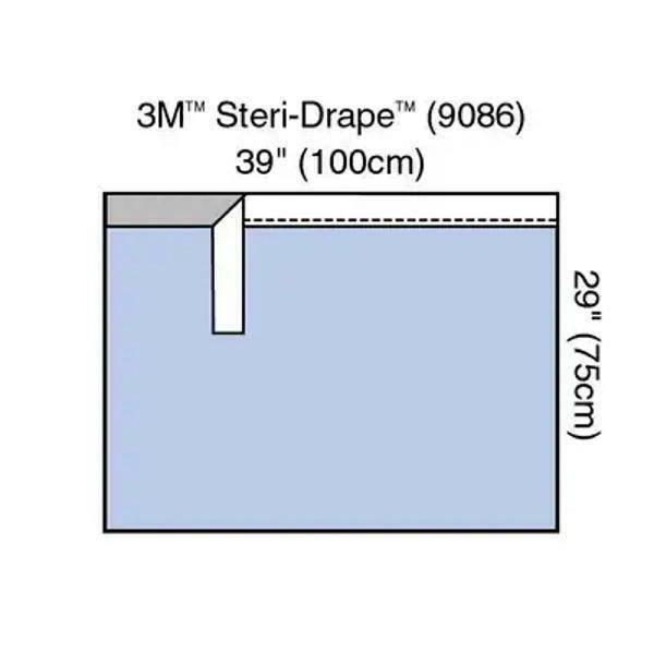 3M Steri-Drap selvklebende håndkledrape 100cm x 75cm