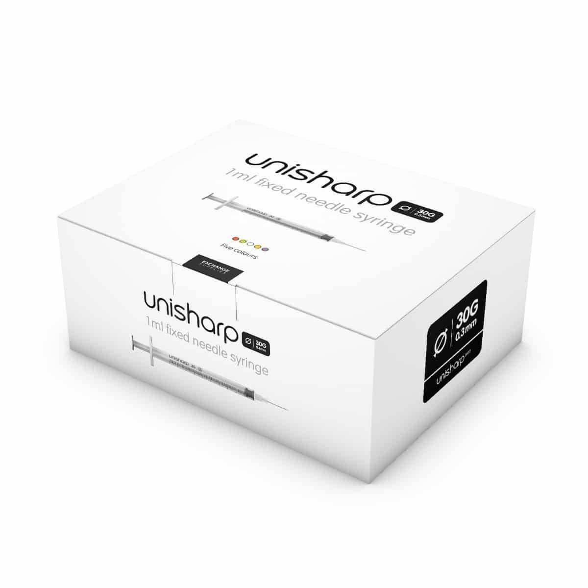 Unisharp 1ml 0.5 inch 30g Unisharp Syringe and Needle u100 UKMEDI UK Medical Supplies