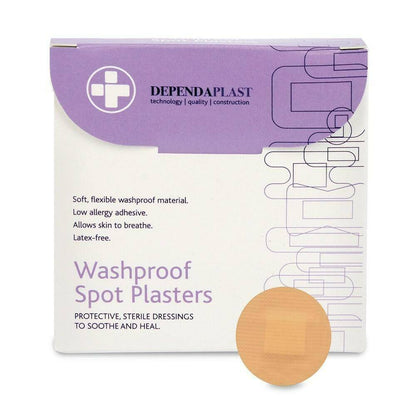 Dependaplast Washproof Spot Plaster - 2,2 cm x 100