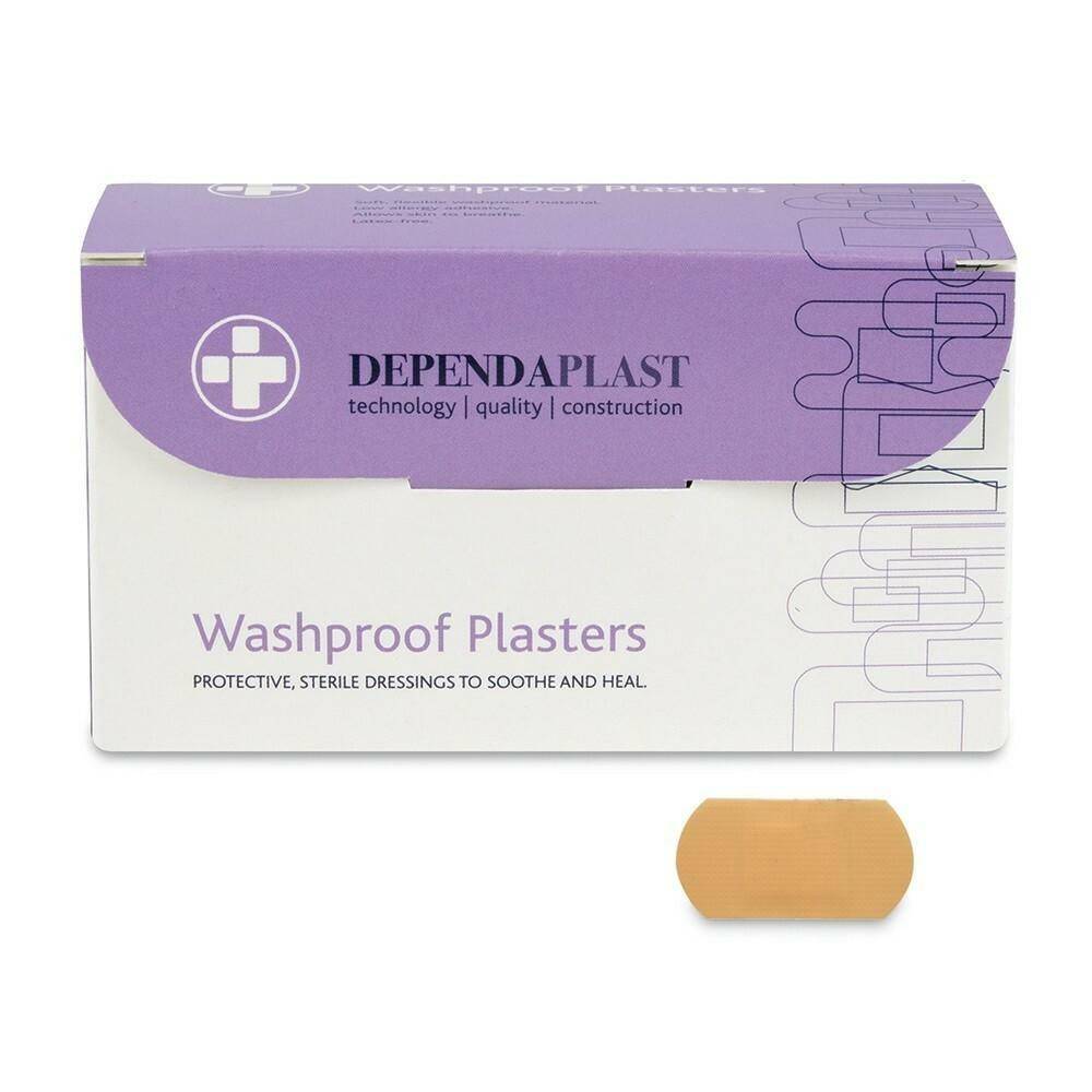 Dependaplast vasketette plaster - 4 cm x 2 cm x 100