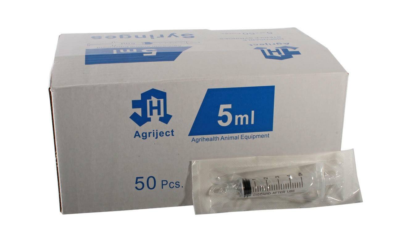 5ml Agriject Syringe Luer Slip Centre Tip