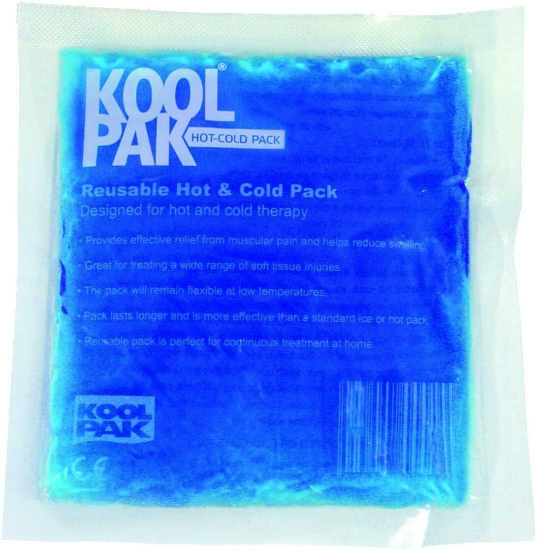 Koolpak gjenbrukbar varm og kald pakke - 13 cm x 14 cm