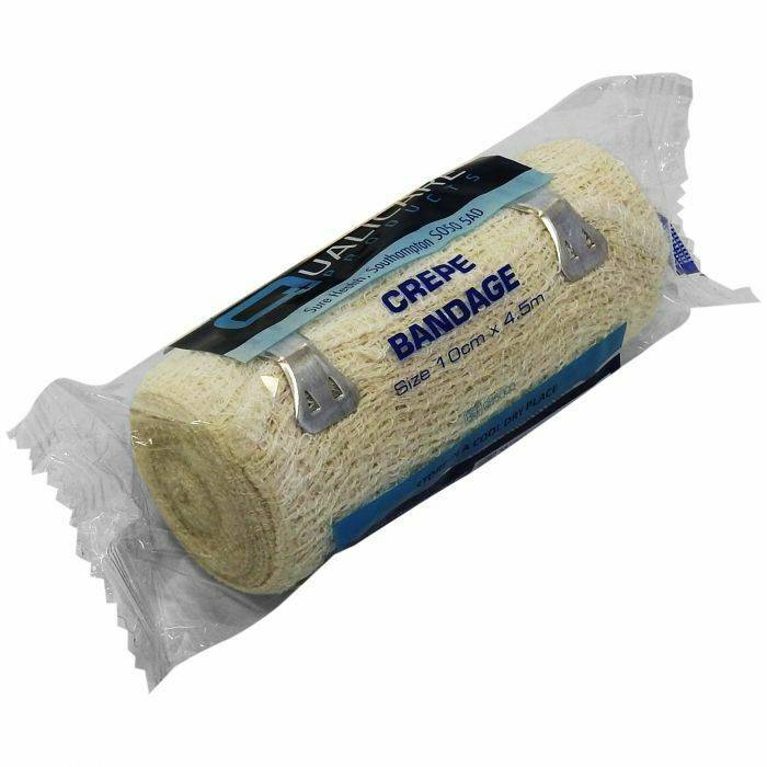 Crepe bandage 10cm x 4.5m Qualicare QB5000 UKMEDI.CO.UK