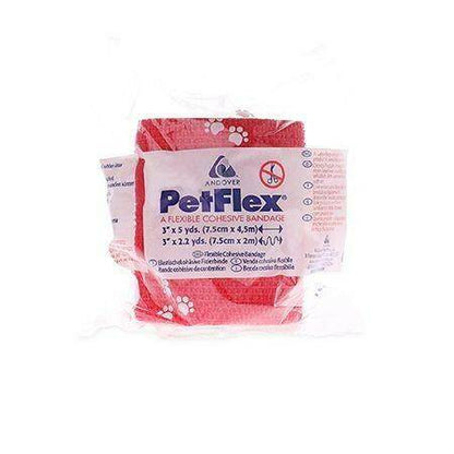 Petflex Bandasje Rød 7,5cm