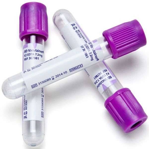 BD Vacutainer 4ml EDTA K2E lavendel blodprøvetakingsrør