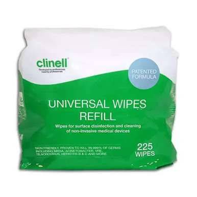 Clinell Universal Wipes Tub med 225 Refill