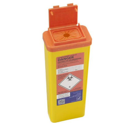 0,5 liter Sharpsguard oransje skarpe bøtte