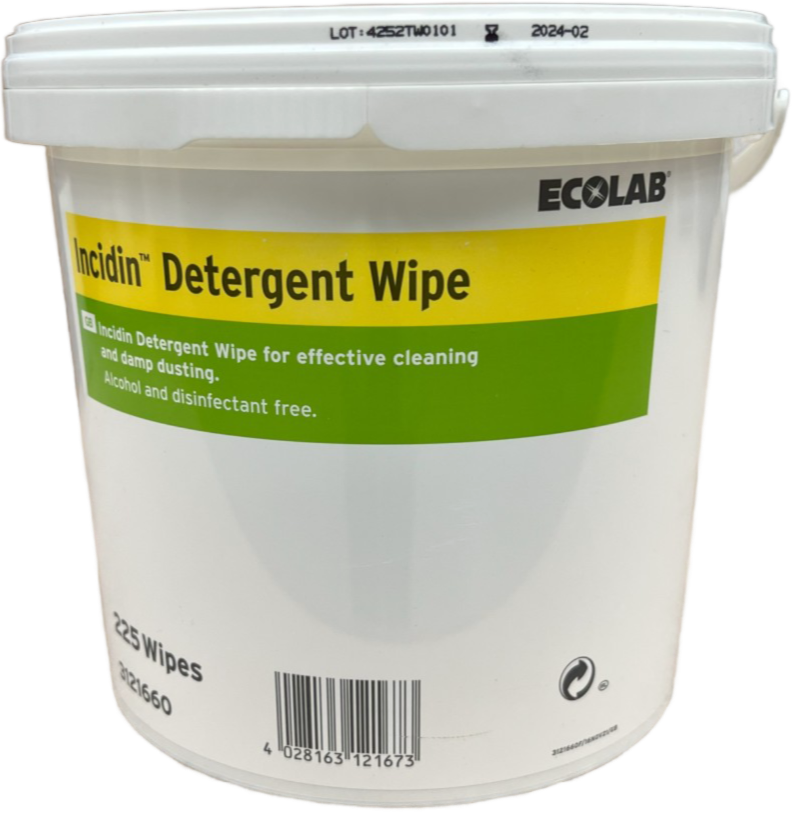 Ecolab Incidin Vaskemiddel Wipe 225 Wipe Bøtte