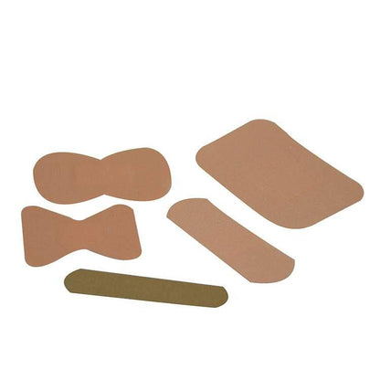 Stoffplaster assorterte størrelser - eske 100