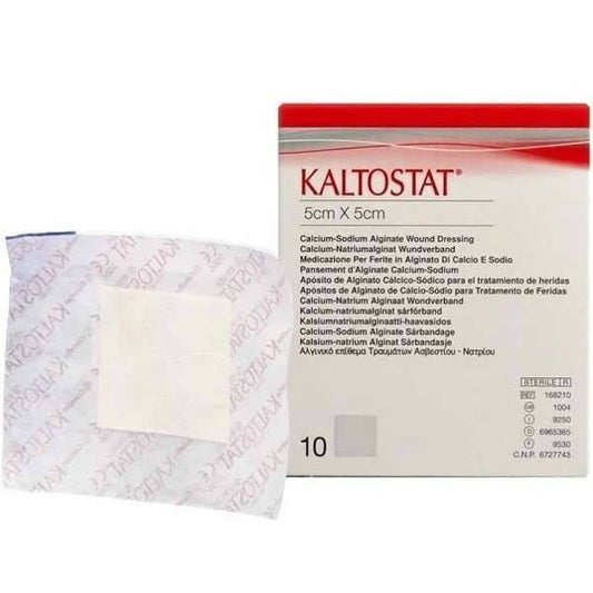 Kaltostat - Kaltostat Alginate Dressing 5cm x 5cm - 168210 UKMEDI.CO.UK UK Medical Supplies