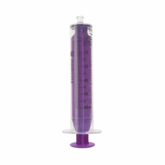 60ml ENFIT Reusable Medicina Syringe LHE60 UKMEDI.CO.UK