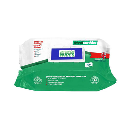 Medisanitize Universal Wipes Pack of 200 - UKMEDI