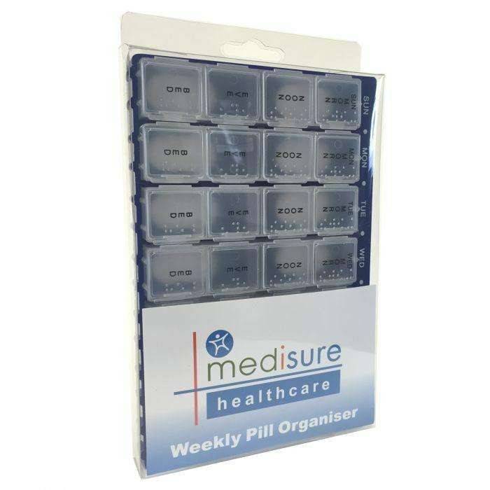 7 Dag 28 Kompartment Pill Organizer