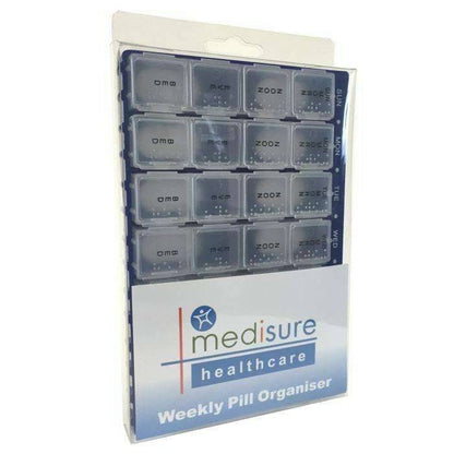 7 Dag 28 Kompartment Pill Organizer