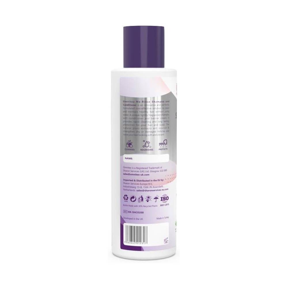 Omnitex 250ml Rinse Free Sjampo og Balsam